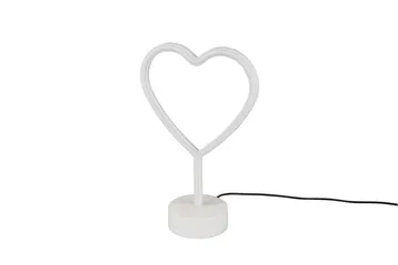 Heart LED Bordslampa vit - Vit - Products - Belysning - Lampor & belysning inomhus - Bordslampa
