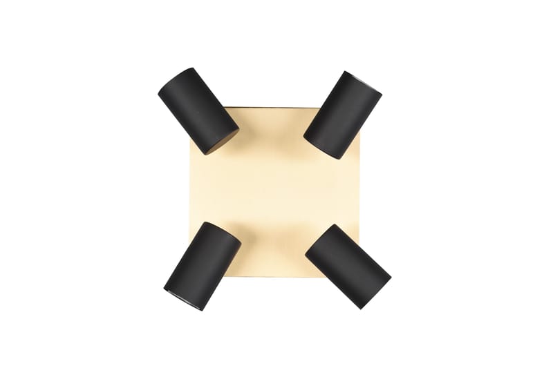 Marley spot 4L GU10 svart/ guld - Svart/Guld - Products - Belysning - Lampor & belysning inomhus - Hall lampa