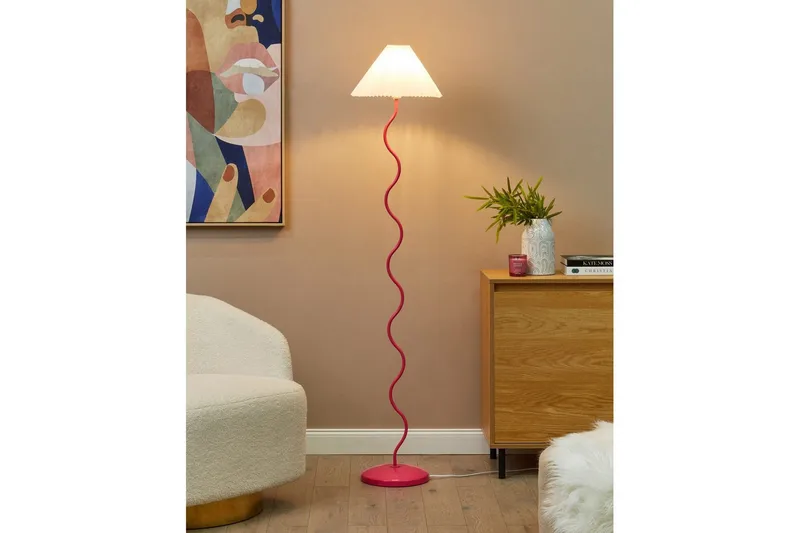 Montecristo Golvlampa 161 cm - Rosa/Vit - Products - Belysning - Lampor & belysning inomhus - Golvlampa