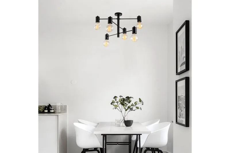 Opviq Hexa Taklampa - Svart - Products - Belysning - Lampor & belysning inomhus - Taklampa & takbelysning - Takplafond