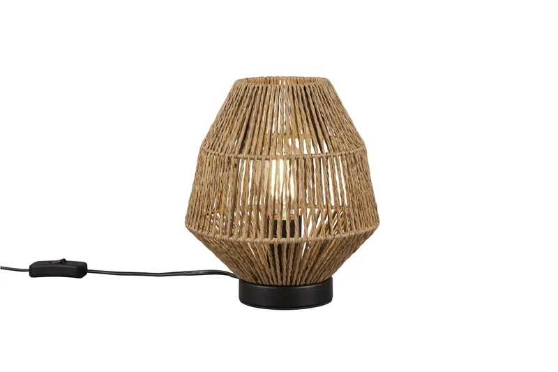 Miki Bordslampa E27 sisal, Sisal