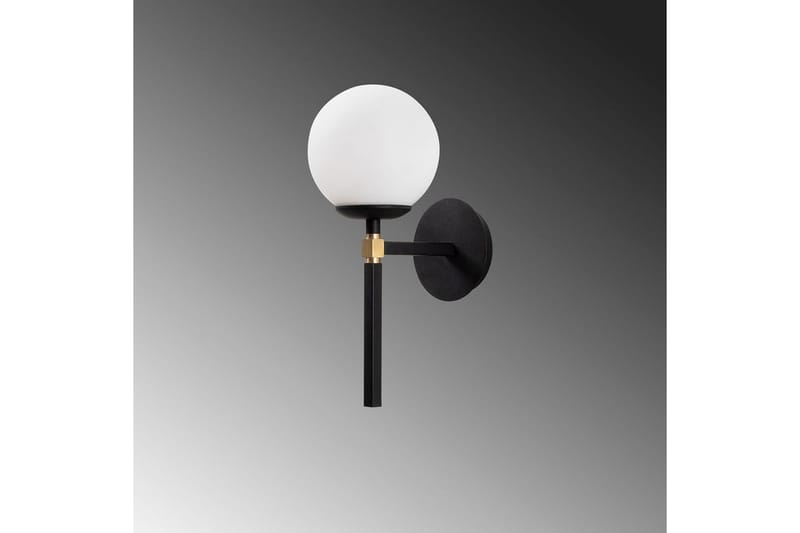 Vägglampa Sudasalle Svart / Vit - Svart/Vit - Products - Belysning - Lampor & belysning inomhus - Sovrumslampa - Sänglampa - Sänglampa vägg