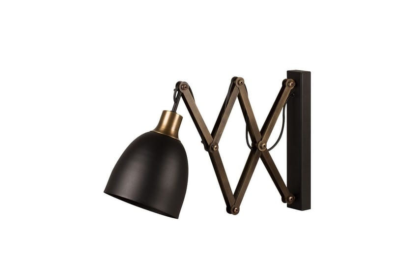 Vägglampa Sugana Lyra Svart / Vintage - Beige/Svart - Products - Belysning - Lampor & belysning inomhus - Sovrumslampa - Sänglampa - Sänglampa vägg