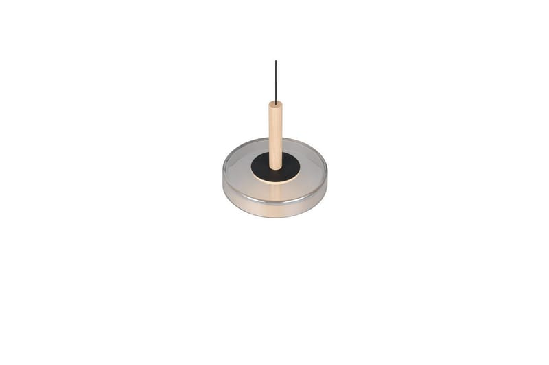 Pendel TRIO Celeste 1-del, Mattsvart/kromad/trä - 1-del, Mattsvart/kromad/trä - Products - Belysning - Lampor & belysning inomhus - Taklampa & takbelysning - Kökslampa & taklampa kök