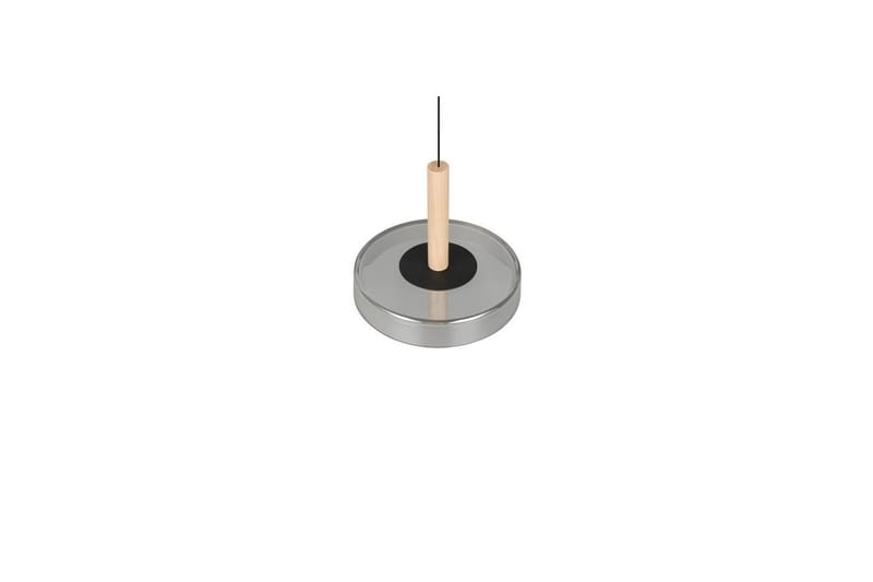 Pendel TRIO Celeste 1-del, Mattsvart/kromad/trä - 1-del, Mattsvart/kromad/trä - Products - Belysning - Lampor & belysning inomhus - Taklampa & takbelysning - Kökslampa & taklampa kök