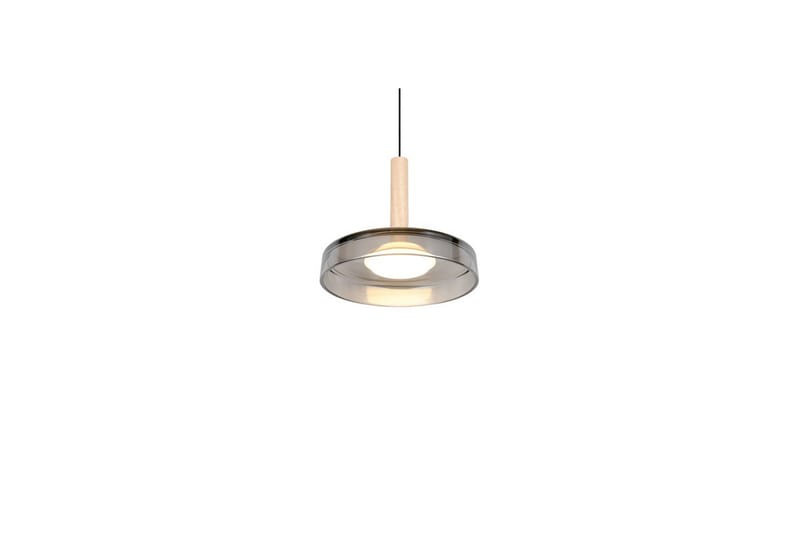 Pendel TRIO Celeste 1-del, Mattsvart/kromad/trä - 1-del, Mattsvart/kromad/trä - Products - Belysning - Lampor & belysning inomhus - Taklampa & takbelysning - Kökslampa & taklampa kök