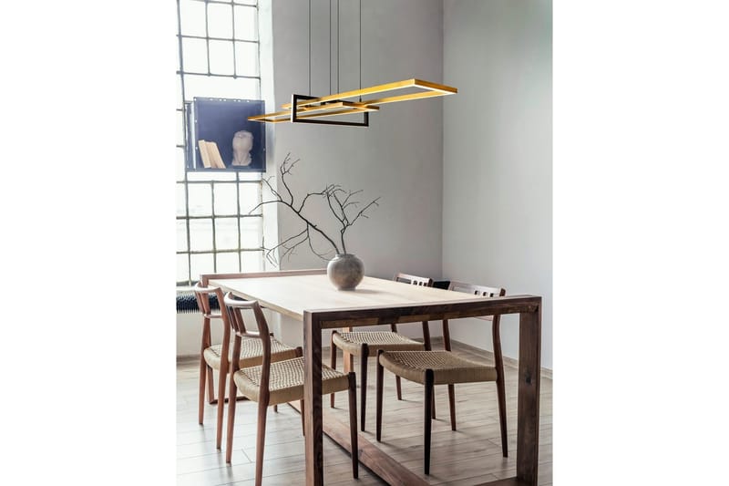 Pendel TRIO Salinas Mattmässing/mattsvart - Mattmässing/mattsvart - Products - Belysning - Lampor & belysning inomhus - Taklampa & takbelysning - Kökslampa & taklampa kök