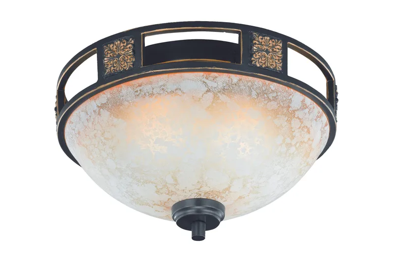 Quinta Plafond 2L E27 rustik, Rustik