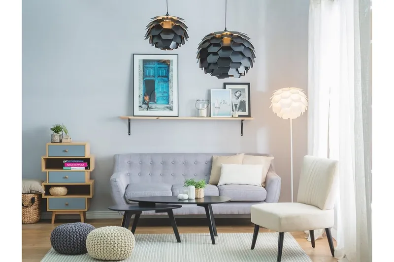 Segre Taklampa 40 cm, Svart