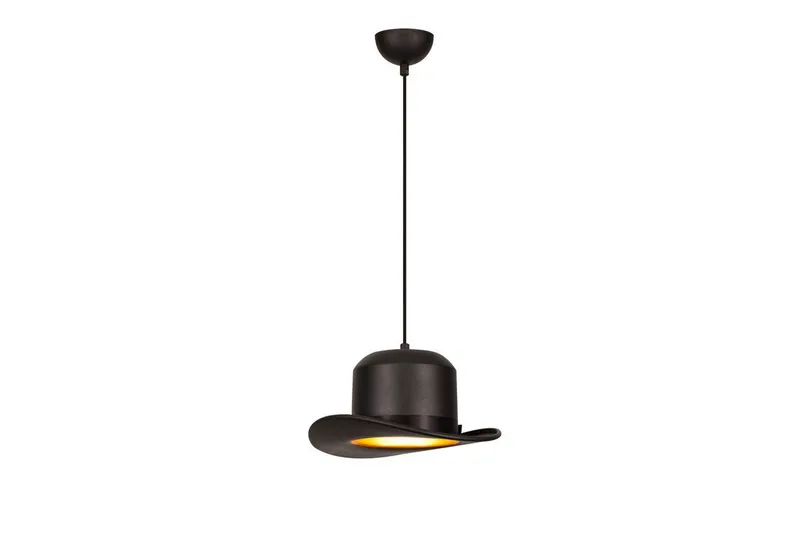 Taklampa Hukle Svart, Svart