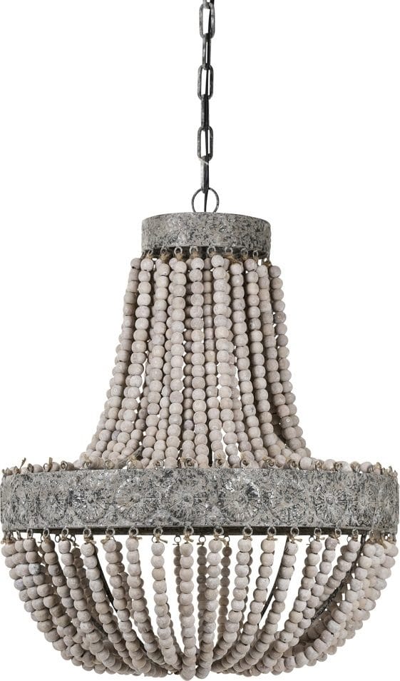 Taklampa Kullampan med Träkulor - grå/natur - Products - Belysning - Lampor & belysning inomhus - Taklampa & takbelysning - Kristallkrona & takkrona