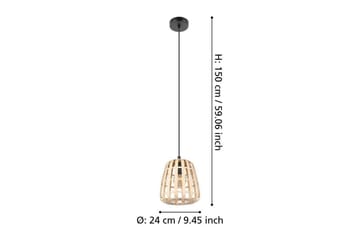 Takpendel Eglo Montezuelo Trä 24 cm - 24 cm - Products - Belysning - Lampor & belysning inomhus - Taklampa & takbelysning - Pendellampa & hänglampa