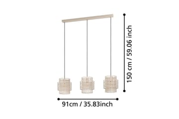 Takpendel Eglo Oltamar Sand med 3 Lampor - Products - Belysning - Lampor & belysning inomhus - Taklampa & takbelysning - Pendellampa & hänglampa
