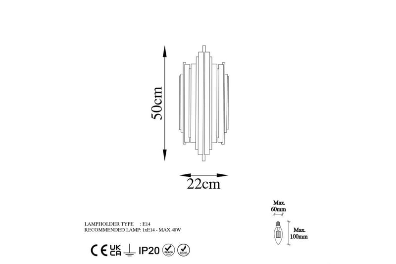 Vägglampa Raoji Rany - Rany - Products - Belysning - Lampor & belysning inomhus - Vägglampa - Väggplafond
