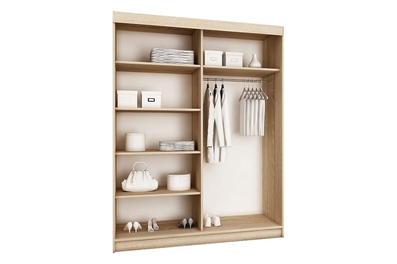 Dunkra Garderob m. Spegel 150x200 cm - Products - Förvaring - Garderober & garderobssystem