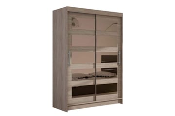 Estella Garderob Skjutdörrar 5-Delad Spegel - Ek - Products - Förvaring - Garderober & garderobssystem