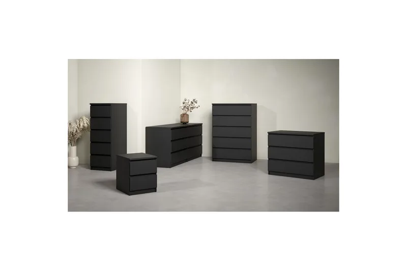 Salomns Byrå 77 cm - Svart - Products - Förvaring - Förvaringsmöbler - Byrå - Hallbyrå