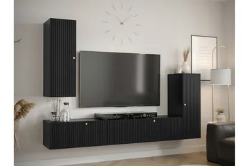 Dunvegan Möbelset För Vardagsrum Black - Products - Förvaring - Förvaringsmöbler - Möbelset för vardagsrum