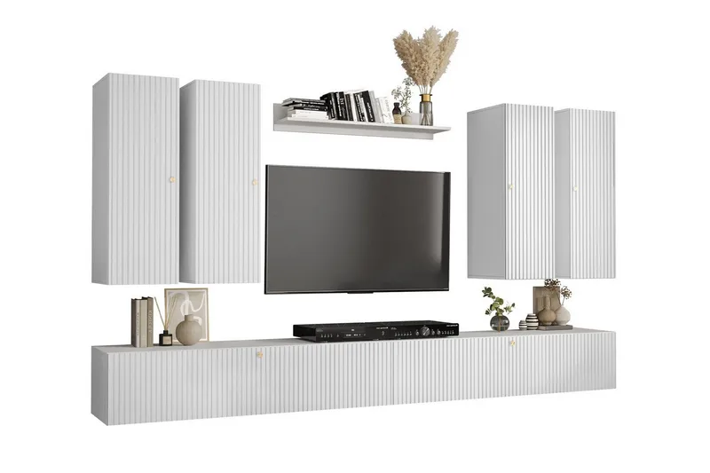 Dunvegan Möbelset För Vardagsrum White