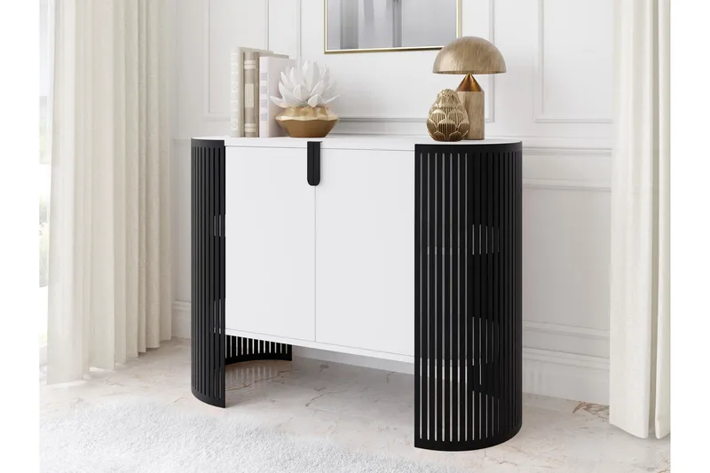 Friend Skänk 120x40 cm - Vit/Svart - Products - Förvaring - Förvaringsmöbler - Sideboard & skänk