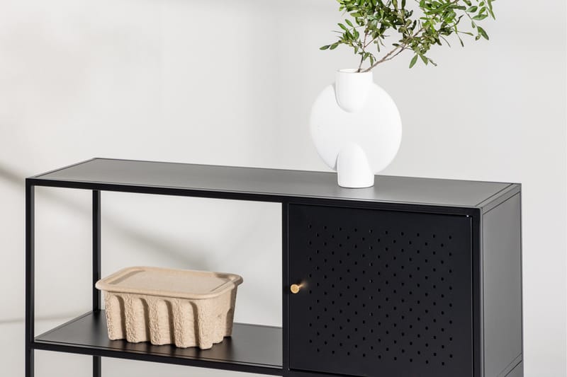 Salta Garderob 100x75 cm - Svart - Products - Förvaring - Förvaringsmöbler - Sideboard & skänk