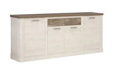 Talebi Skänk 41x213 cm - Brun/Vit - Products - Förvaring - Förvaringsmöbler - Sideboard & skänk