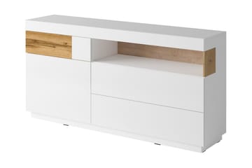 Tomeka Byrå - Vit/Trä - Products - Förvaring - Förvaringsmöbler - Byrå