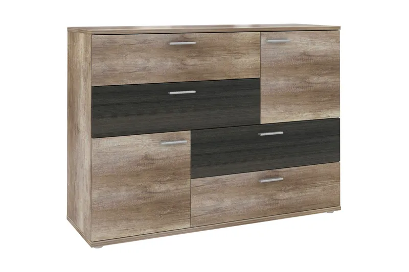 Waunifor Byrå 125 cm, Brun