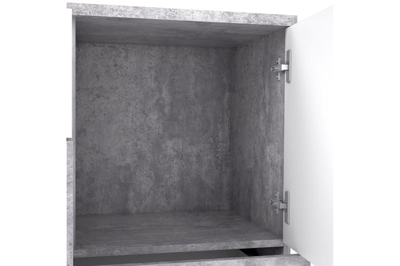 Waunifor Byrå 125 cm - Vit/Grå - Products - Förvaring - Förvaringsmöbler - Byrå