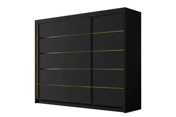 Cinerea Garderob 250x215 cm - Svart - Products - Förvaring - Garderober & garderobssystem - Garderobsskåp