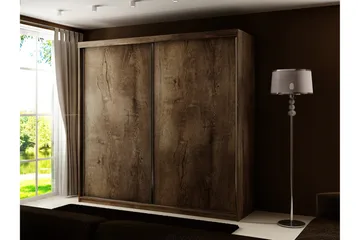 Dunkra Garderob 200x200 cm - Brun - Products - Förvaring - Garderober & garderobssystem - Garderobsskåp