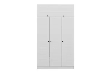 Fruitland Garderob 135x190 cm - Vit - Products - Förvaring - Garderober & garderobssystem - Garderobsskåp