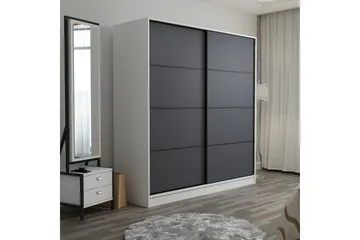 Fruitland Garderob 180 cm - Antracit - Products - Förvaring - Garderober & garderobssystem - Garderobsskåp