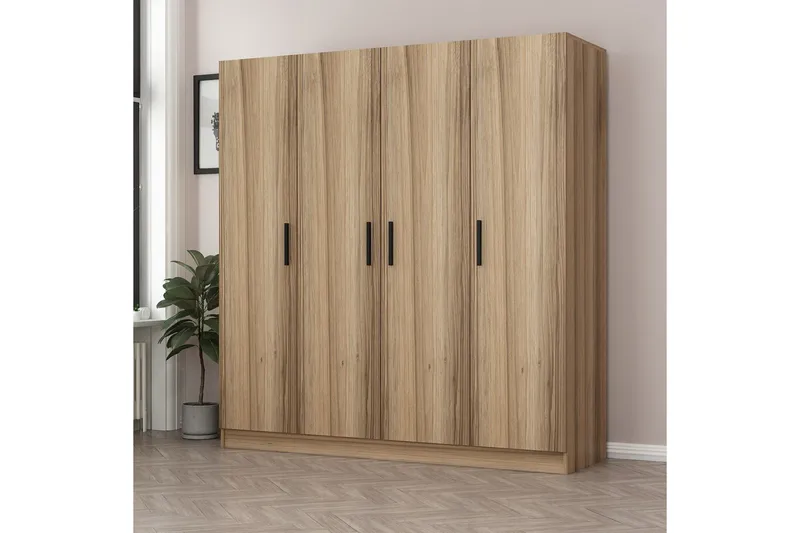 Fruitland Garderob 180 cm, Brun