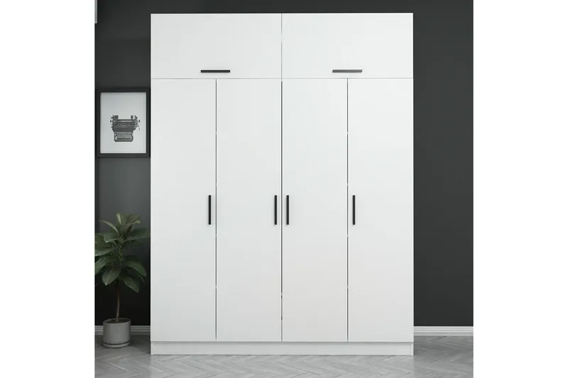 Fruitland Garderob 180 cm, Vit