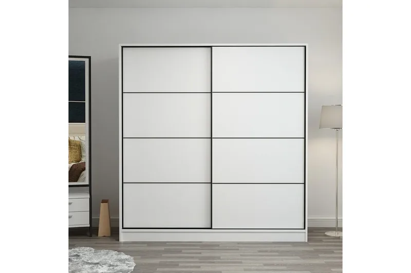 Fruitland Garderob 180 cm, Vit