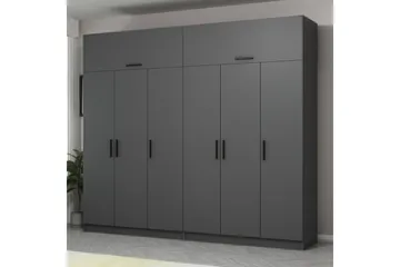 Fruitland Garderob 270 cm, Antracit