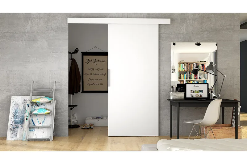 Skjutdörr ELVERUM - Vit - Products - Förvaring - Garderober & garderobssystem - Garderobsdörr - Skjutdörr garderob & walk-in closet