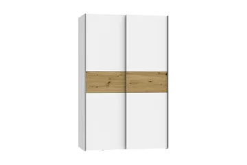 Shipts Garderob 62x120 cm - Vit/Brun - Products - Förvaring - Garderober & garderobssystem - Garderobsskåp