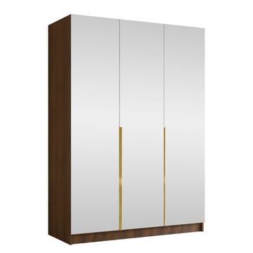 Herrljunga Garderob med Spegel 150x215 cm - Guld/Spegel - Products - Förvaring - Garderober & garderobssystem