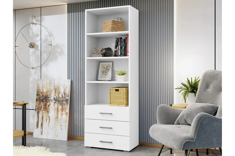 Lindesberg Bokhylla 63 cm - Vit - Products - Förvaring - Hylla - Bokhylla