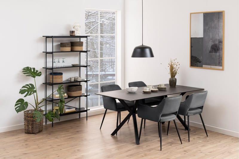 Mehoopany Bokhylla 172 cm - Svart - Products - Förvaring - Hylla - Bokhylla