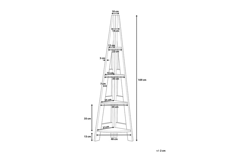 Solo Hylla 48 cm - Trä/natur - Products - Förvaring - Hylla - Hörnhylla