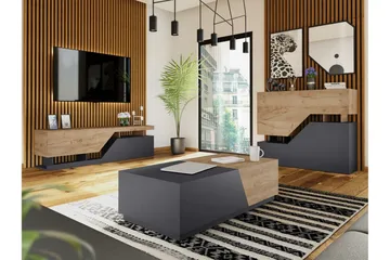 Carbost Highboard Anthracite - Products - Förvaring - Skåp - Förvaringsskåp