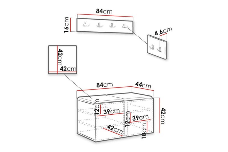 Dunvegan Highboard Black - Products - Förvaring - Skåp - Förvaringsskåp