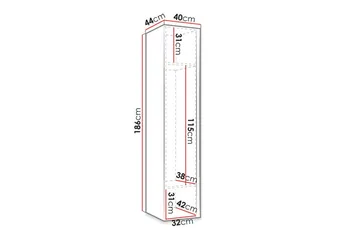 Dunvegan Highboard Black - Products - Förvaring - Skåp - Förvaringsskåp