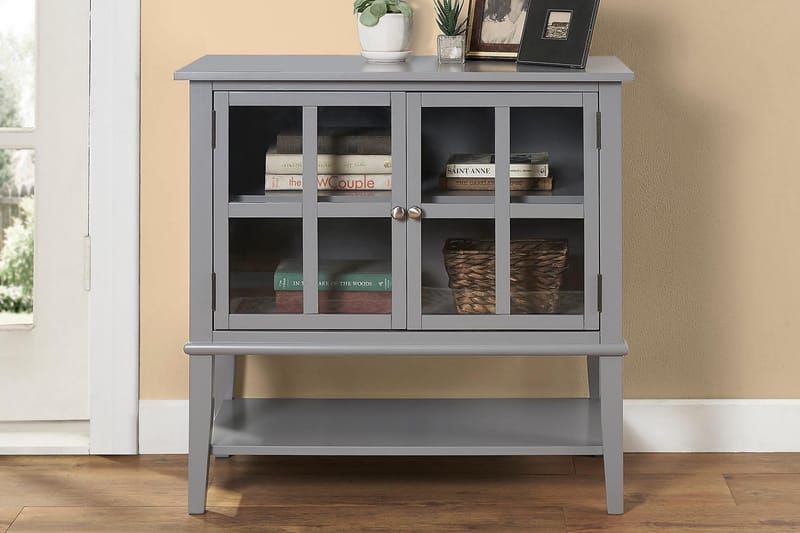 Franklin Förvaringsskåp 80x40 cm Grå - Dorel Home - Products - Förvaring - Skåp - Förvaringsskåp