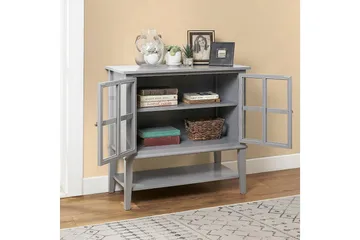 Franklin Förvaringsskåp 80x40 cm Grå - Dorel Home - Products - Förvaring - Skåp - Förvaringsskåp