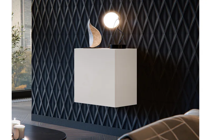 Kangana Vitrinskåp 50x50 cm - Beige - Products - Förvaring - Skåp - Vitrinskåp