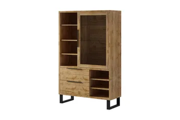 Maricruz Vitrinskåp 45 cm djup 120 cm bred 190 cm hög Trä - Trä - Products - Förvaring - Skåp - Vitrinskåp